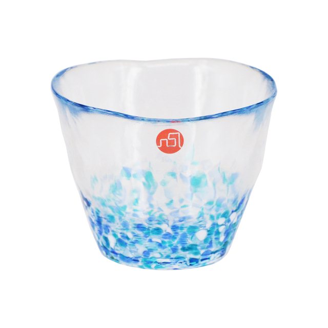 日本津輕手工玻璃杯 175ML (藍色)(圖)