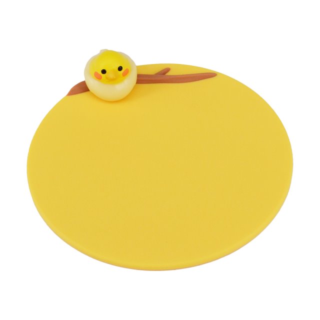 日本biite 可愛小胖鳥杯墊-黄色(圖)